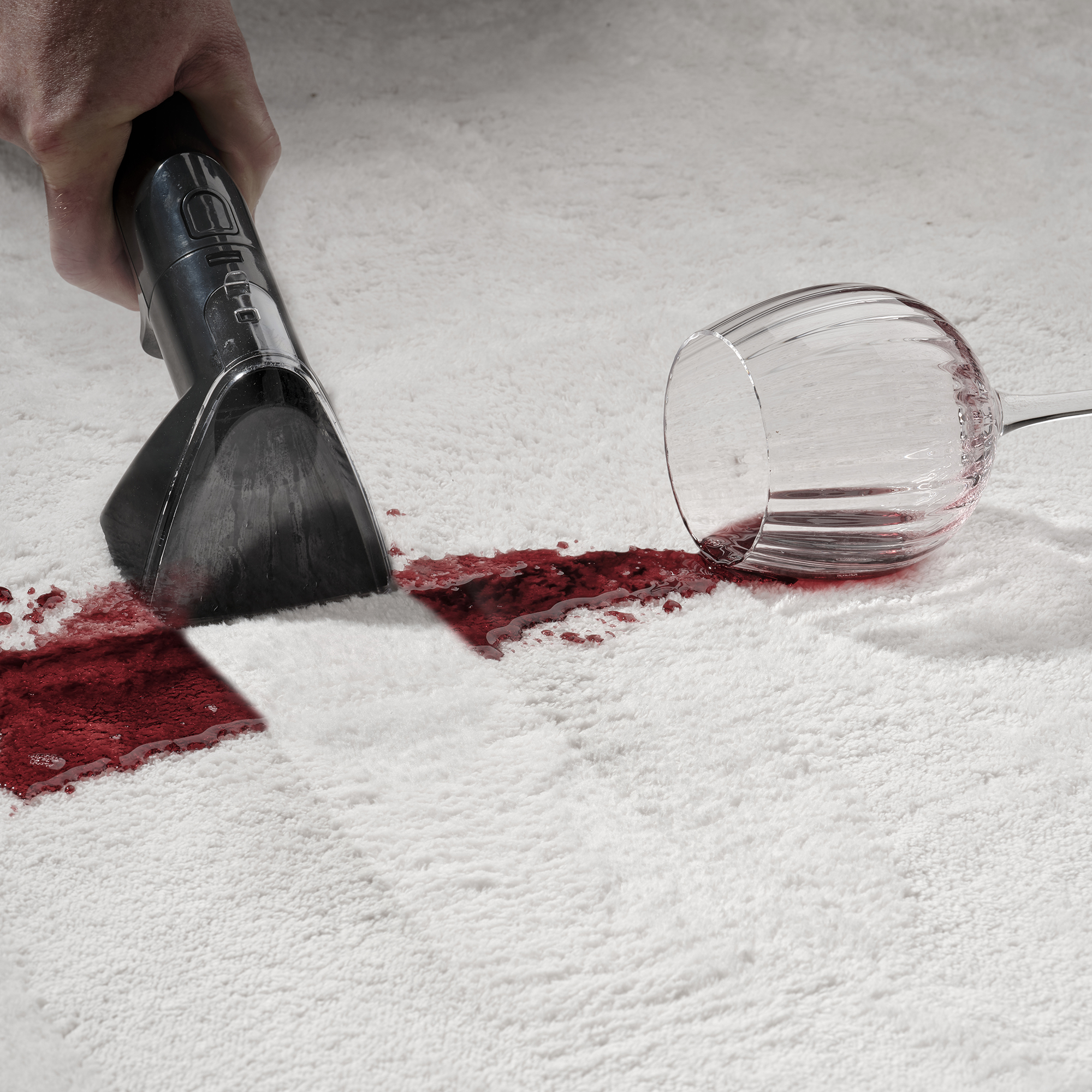 Halo Hotspot Wine spillage cleaning